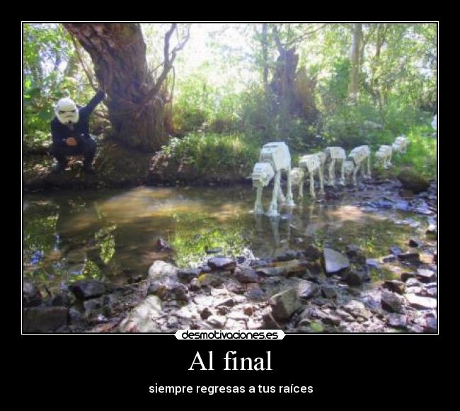 Al final - siempre regresas a tus raíces