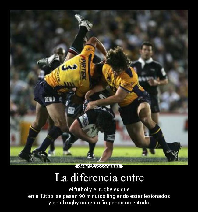 La diferencia entre - 