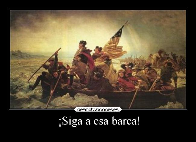 ¡Siga a esa barca! -