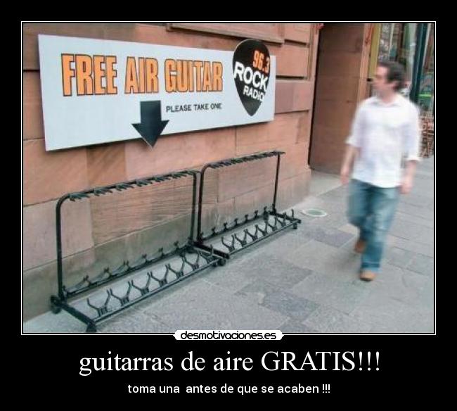 guitarras de aire GRATIS!!! -