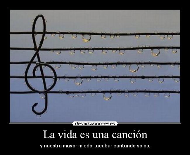 La vida es una canción - 