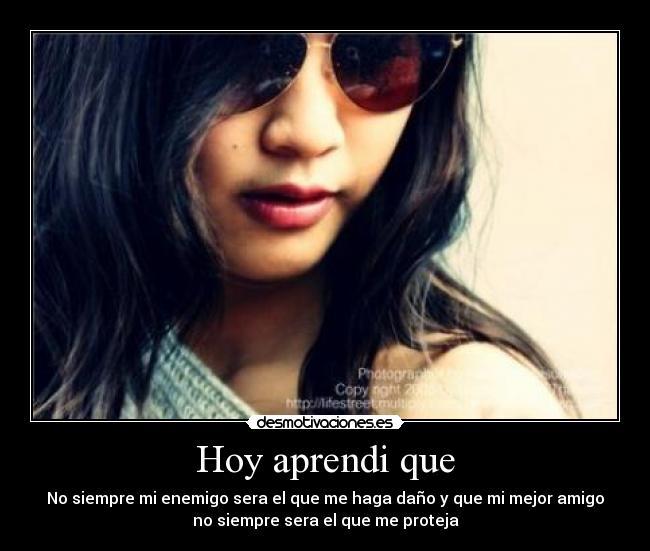 Hoy aprendi que - 