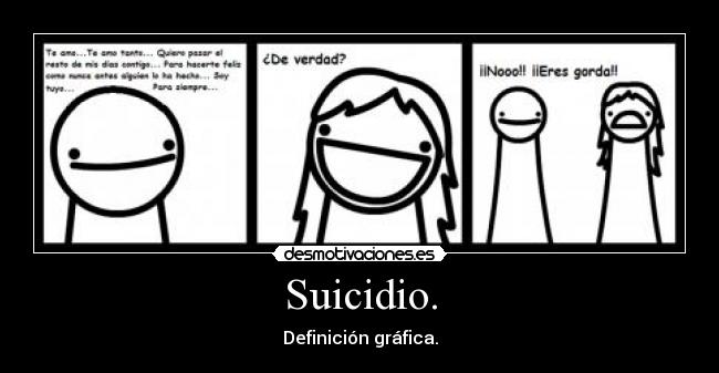 Suicidio. - Definición gráfica.