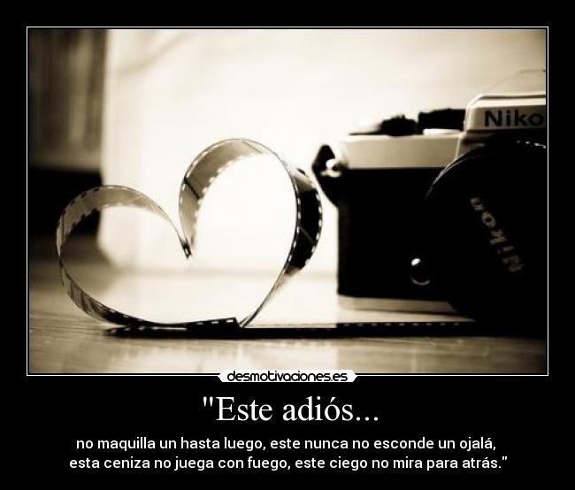 Este adiós... - 
