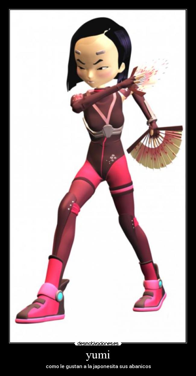 yumi - como le gustan a la japonesita sus abanicos