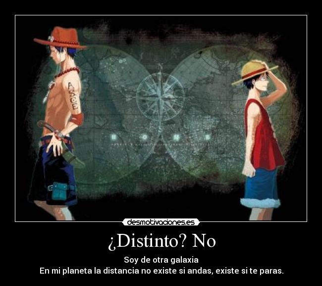 ¿Distinto? No -