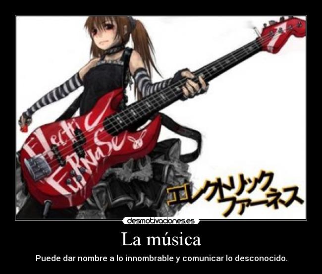 La música -