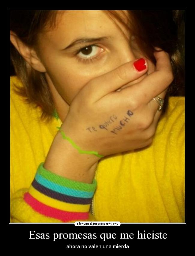 Esas promesas que me hiciste - 