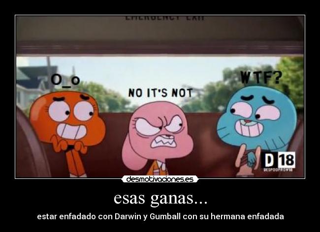 carteles darwin gumball desmotivaciones