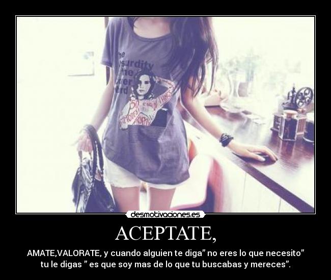 ACEPTATE, - 