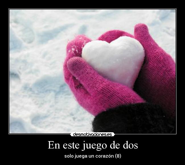En este juego de dos - solo juega un corazón (8)