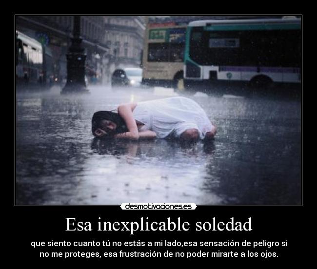 Esa inexplicable soledad - 