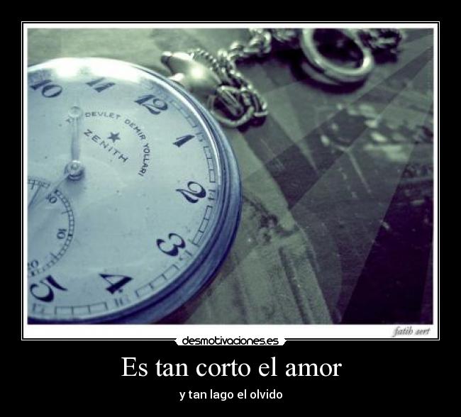 Es tan corto el amor - 