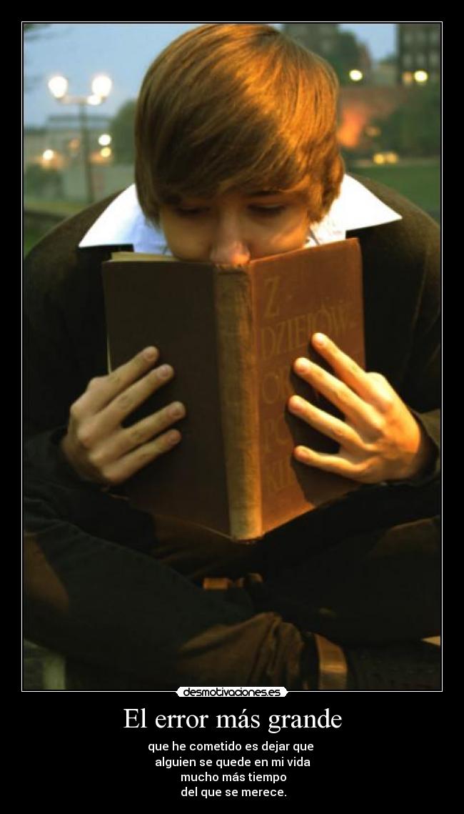 El error más grande -