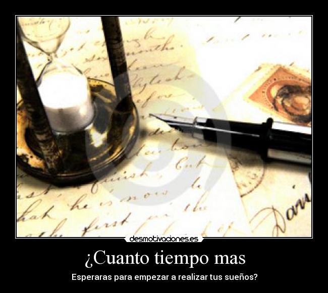 ¿Cuanto tiempo mas - 