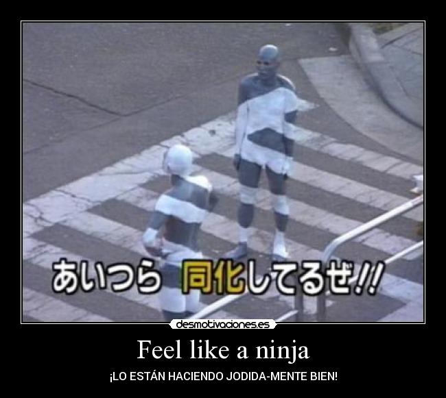 Feel like a ninja - 