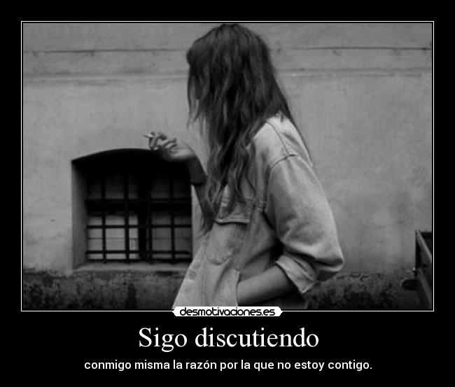 Sigo discutiendo -