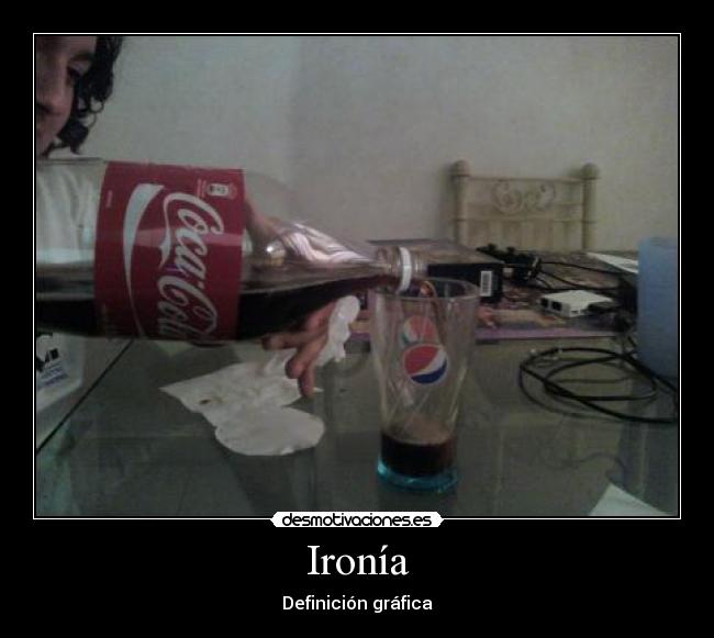 Ironía - Definición gráfica