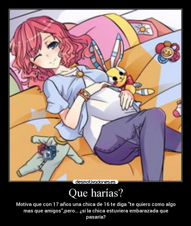 carteles chica embarazada desmotivaciones