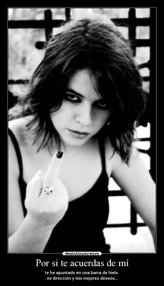 Por si te acuerdas de mí - 