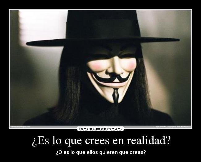 ¿Es lo que crees en realidad? - 