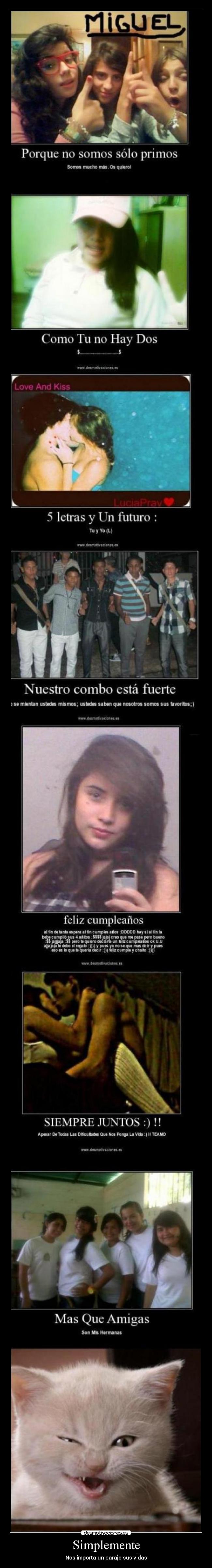 Simplemente - Nos importa un carajo sus vidas