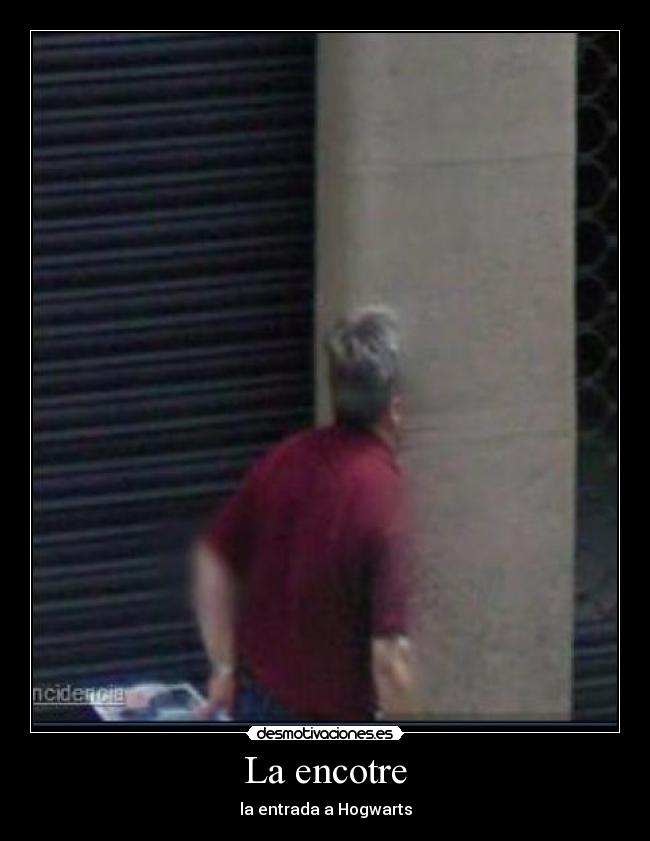 La encotre - la entrada a Hogwarts
