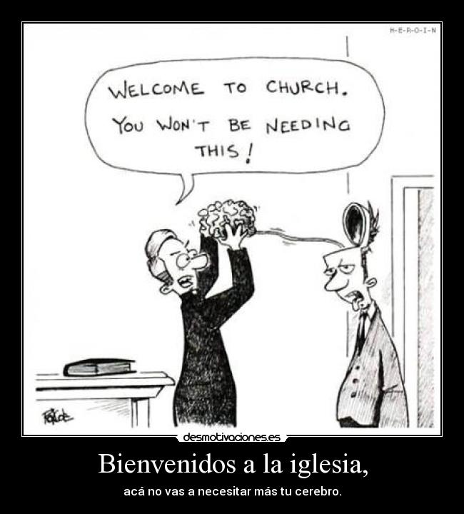 Bienvenidos a la iglesia, - 