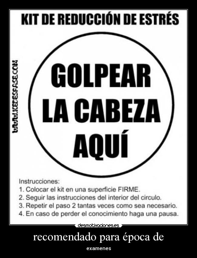 recomendado para época de - examenes