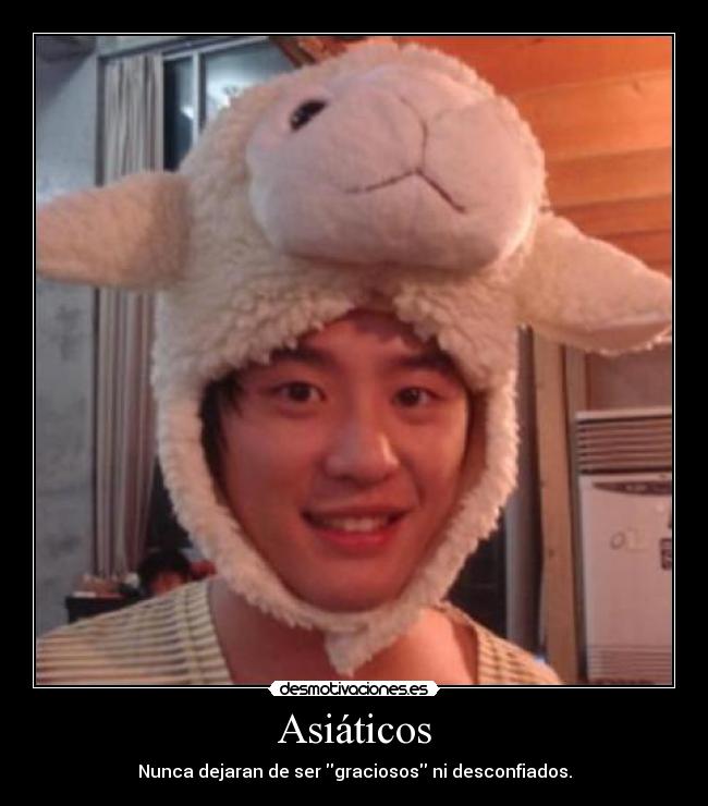 Asiáticos - Nunca dejaran de ser graciosos ni desconfiados.