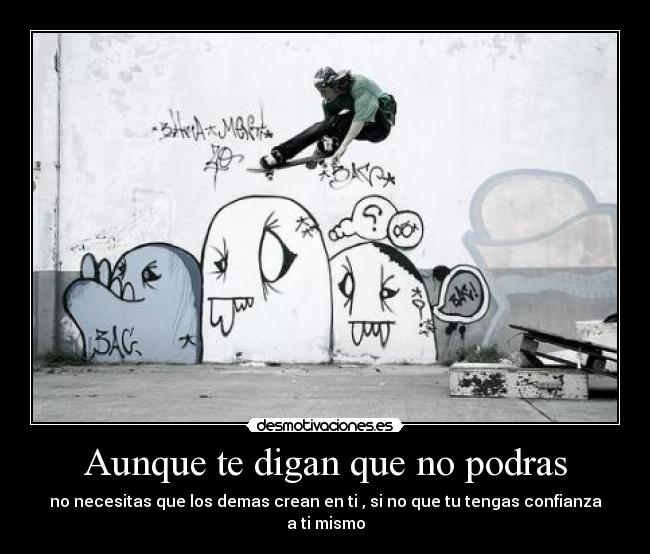 carteles skate confianza desmotivaciones