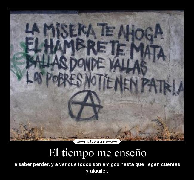 El tiempo me enseño - 