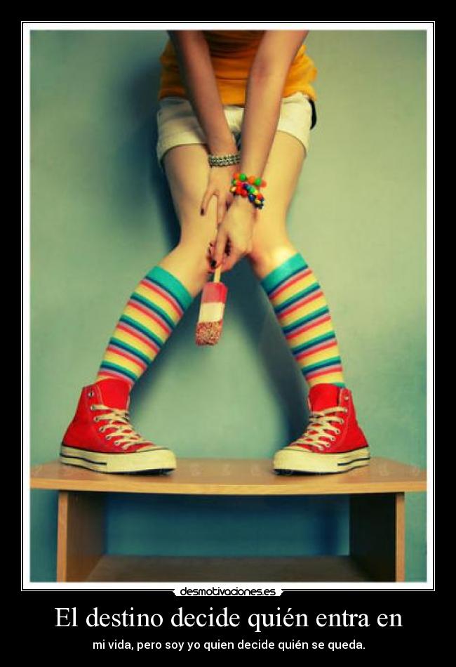 El destino decide quién entra en -