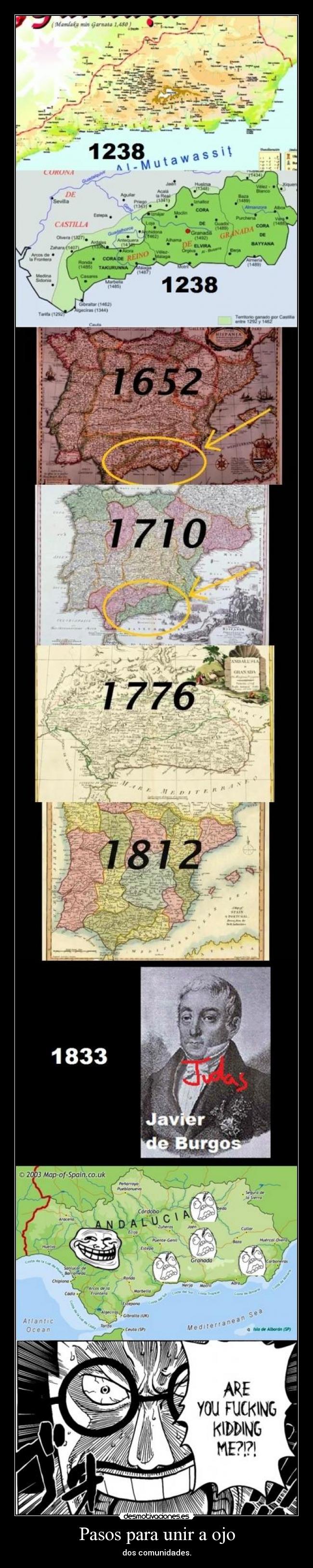 Pasos para unir a ojo -