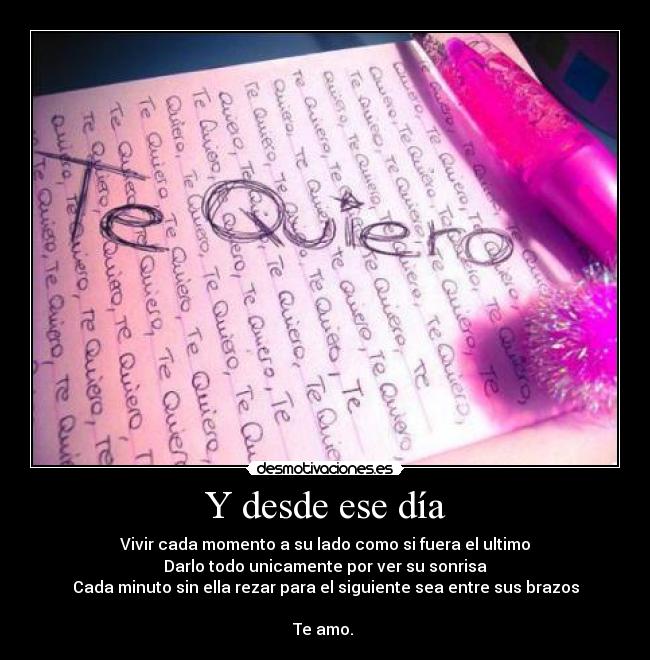Y desde ese día - 