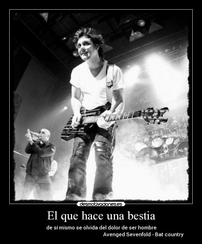 carteles avenged sevenfold desmotivaciones