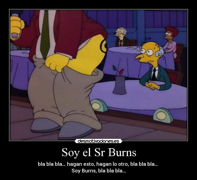 Soy el Sr Burns - 