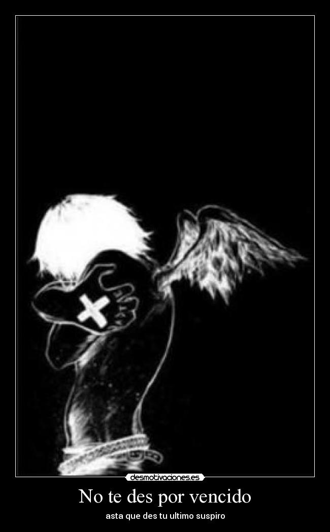 No te des por vencido -