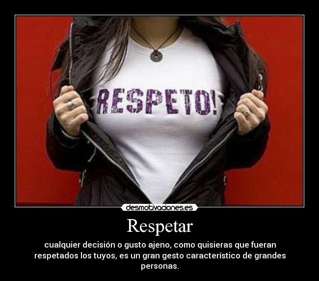 Respetar -