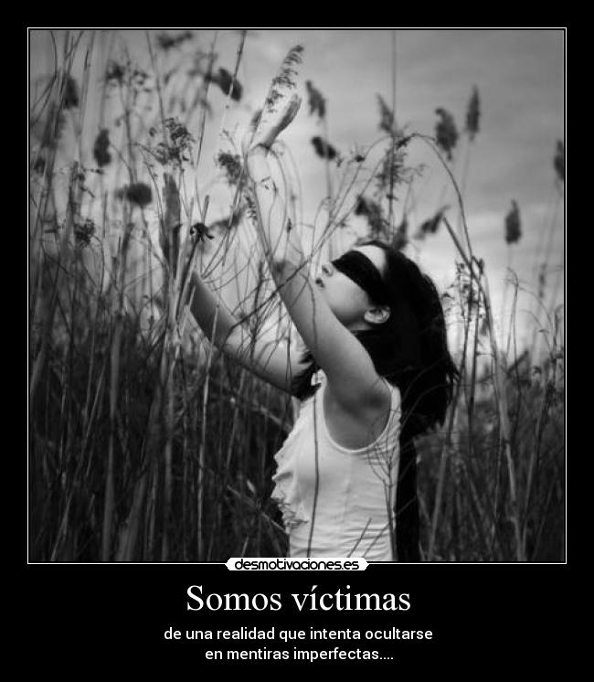 carteles tocamos realidad pero logramos verla por miedo dejar vivir mentiras que nos confunden desmotivaciones