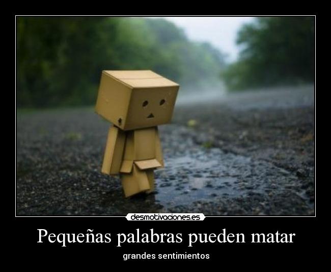 Pequeñas palabras pueden matar - 