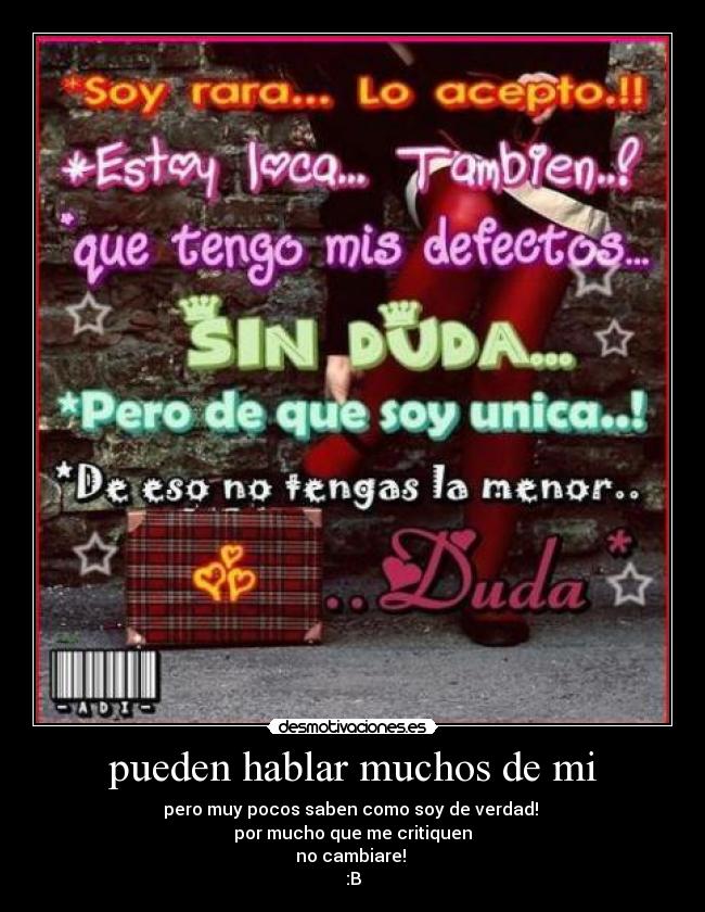 pueden hablar muchos de mi - 