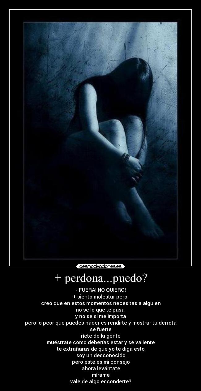 + perdona...puedo? -