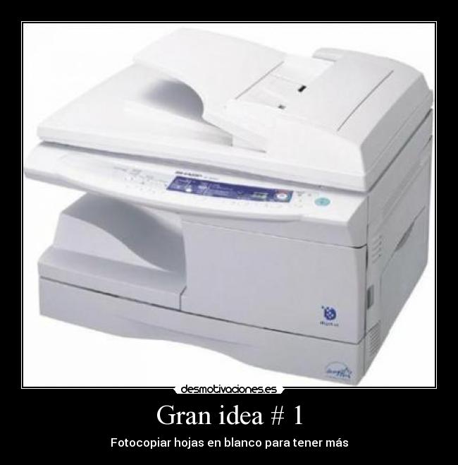 Gran idea # 1 -