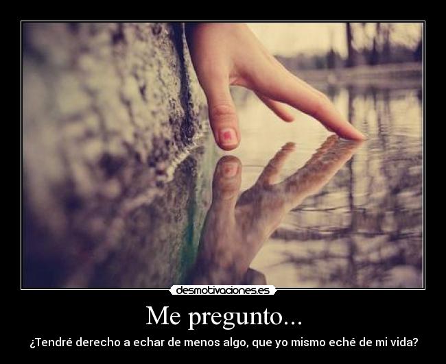 Me pregunto... -