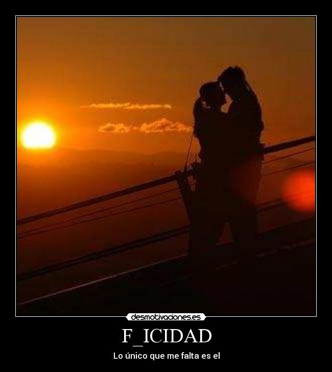F_ICIDAD - Lo único que me falta es el