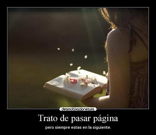 Trato de pasar página - 