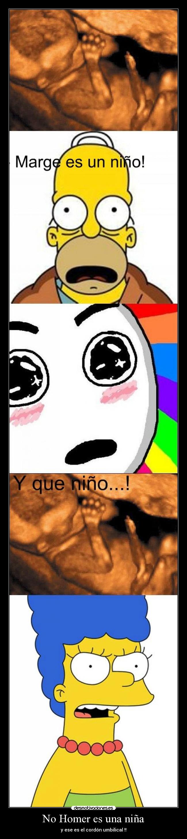 No Homer es una niña -
