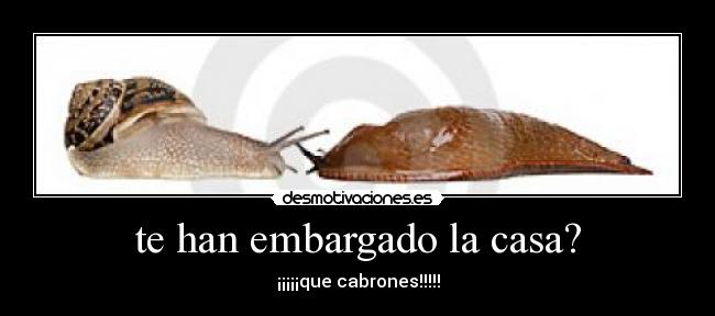 te han embargado la casa? -