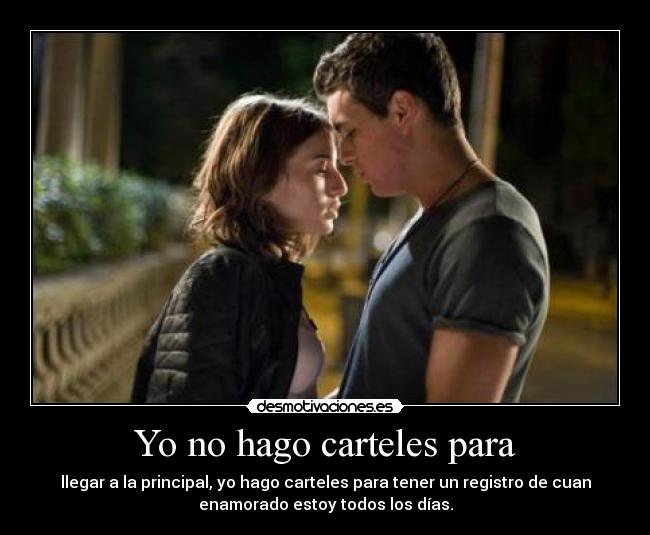 Yo no hago carteles para -